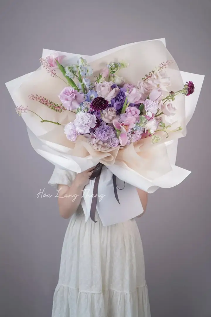 Hoa Hồng Cam Tặng Khai Trương Đẹp