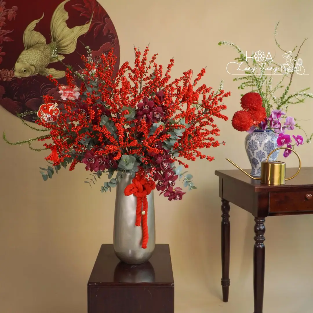Bó Điện Hoa Tươi Cao Cấp Hà Nội - Giao 2h Nội Thành | Hoa Lang Thang - Hoa Lang Thang