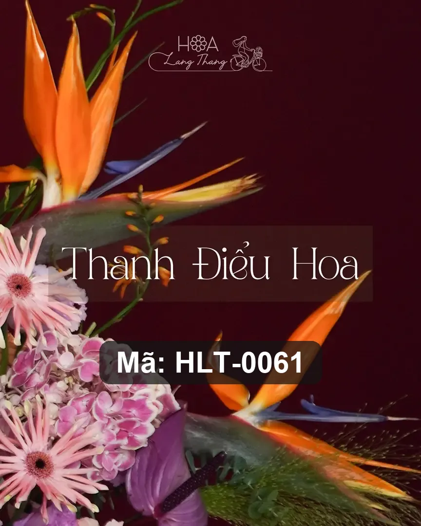 Bó hoa lan hồ điệp cam mix - Tropical Harmony — góc khác
