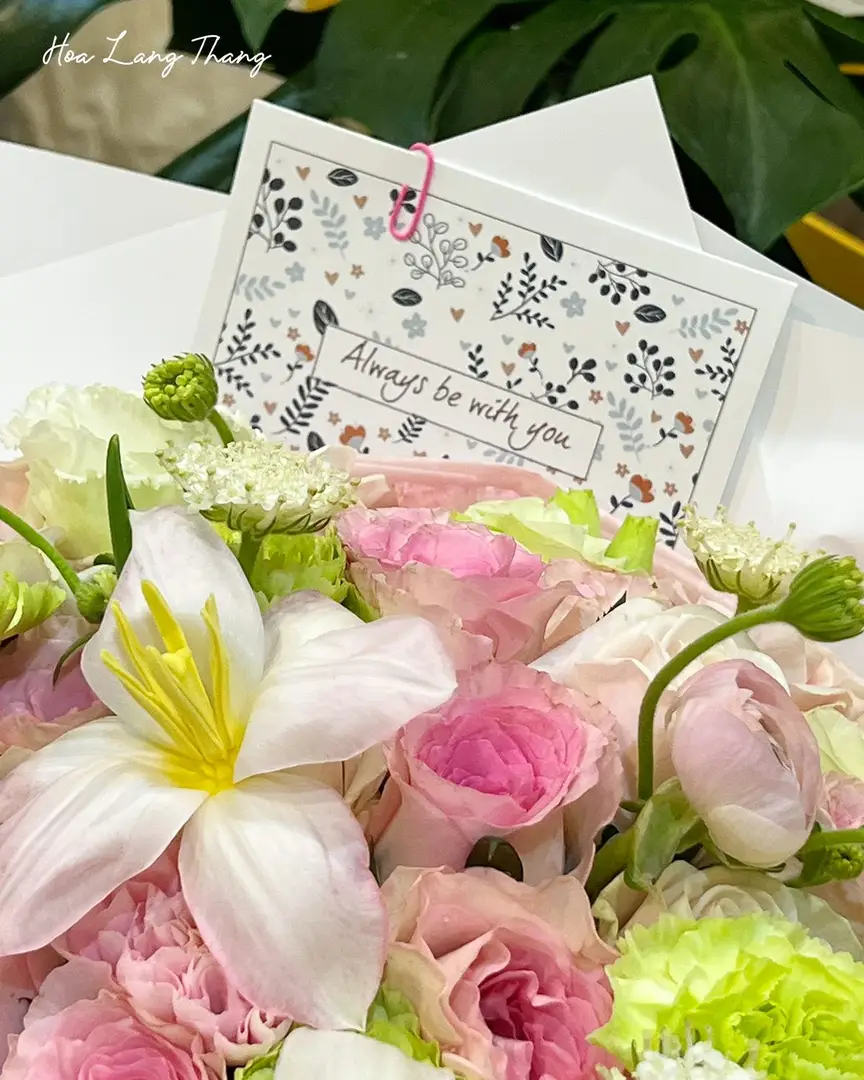 Bó hoa cẩm tú cầu mix hồng nhập khẩu - Harmony Garden