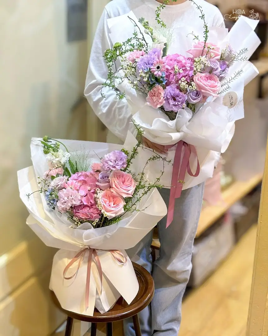 Bó hoa cẩm tú cầu mix - Hydrangea Reverie