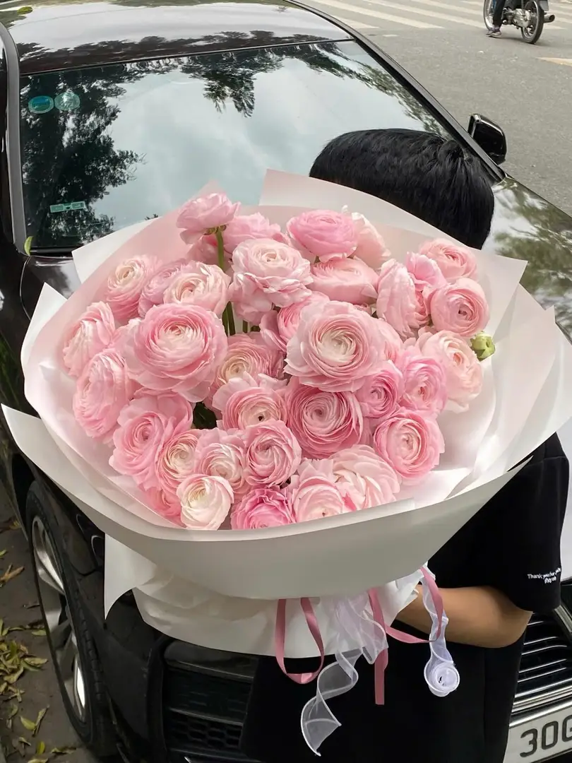 Bó hoa mao lương nhập khẩu - Ranunculus Garden