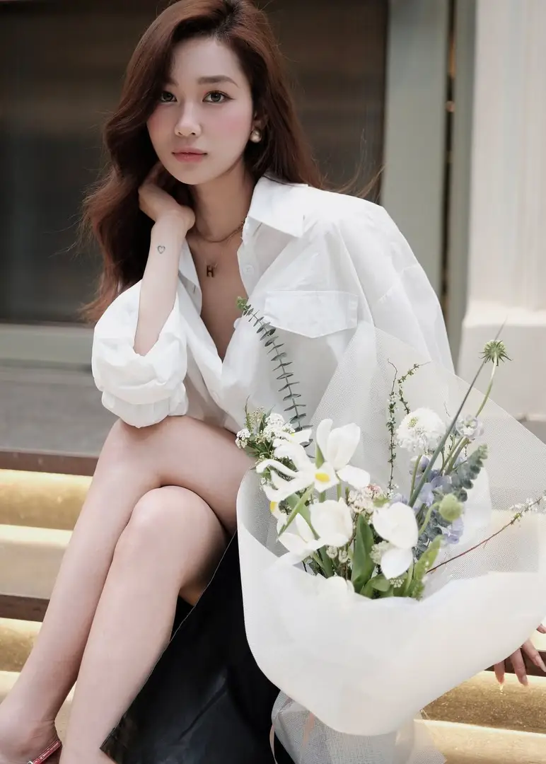 Lẵng hoa tulip mix Hà Lan gỗ gardening - Diem Vy Elegance - Thumbnail 6