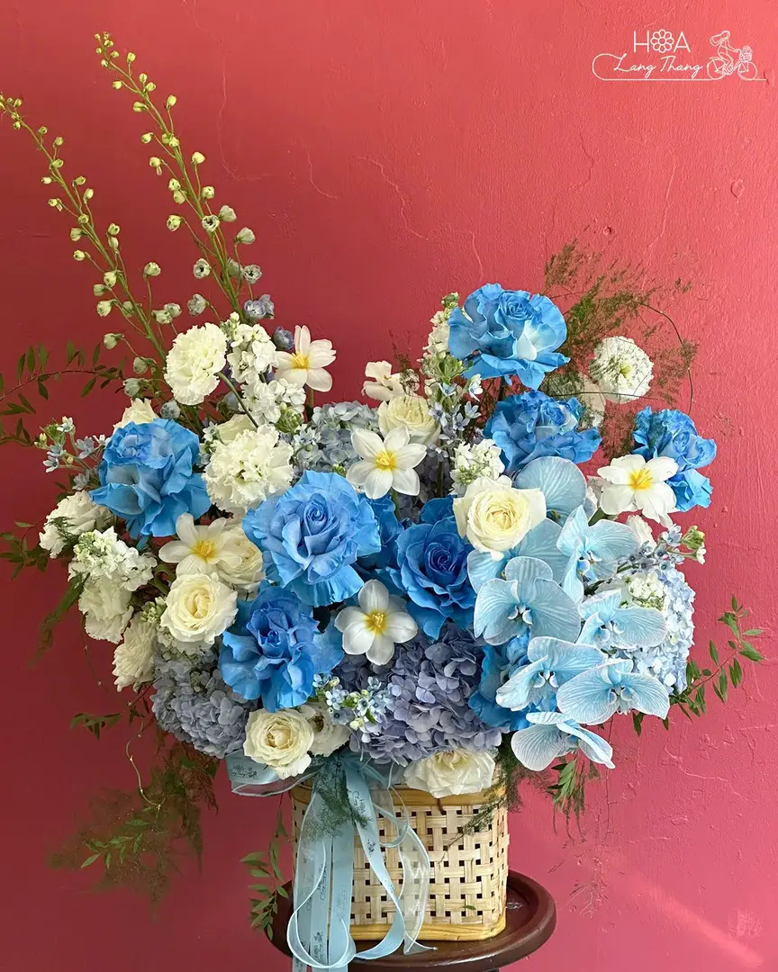 Lẵng hoa hồng Ecuador mix hoa lá phụ - Ecuador Elegance - Thumbnail 3