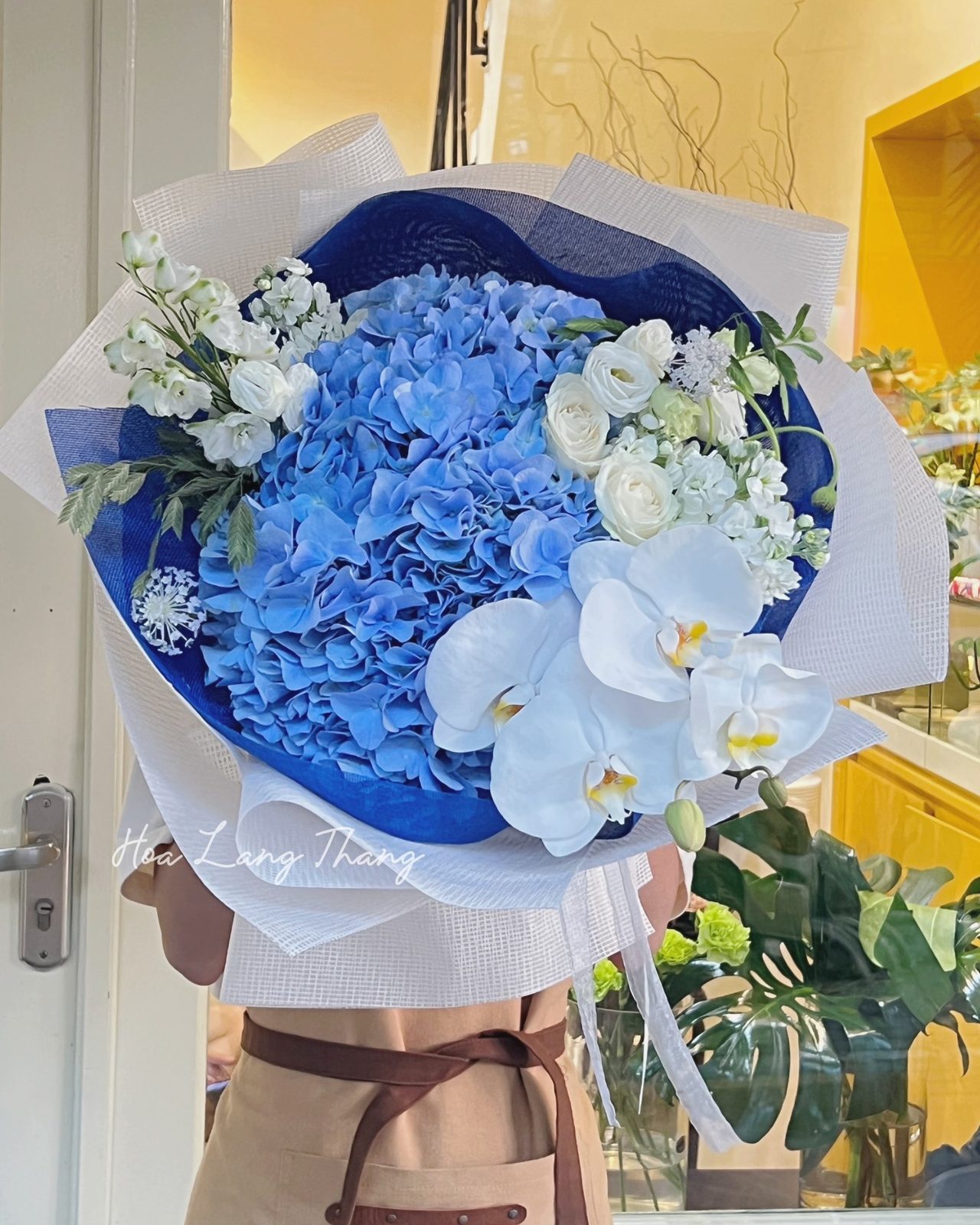 Bó hoa cẩm tú cầu size L - Hydrangea Elegance