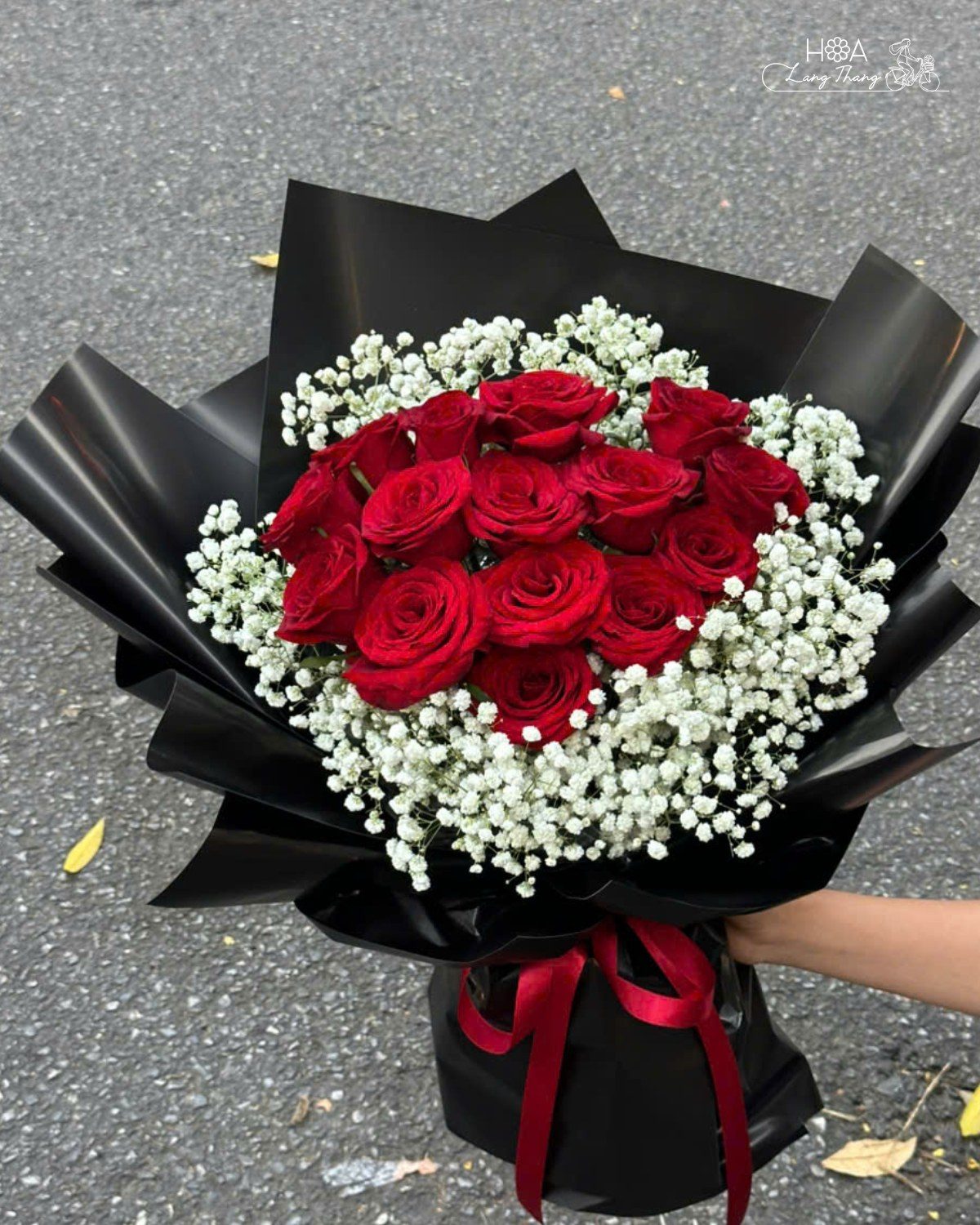 Bó Điện Hoa Tươi Cao Cấp Hà Nội - Giao 2h Nội Thành | Hoa Lang Thang - Hoa Lang Thang