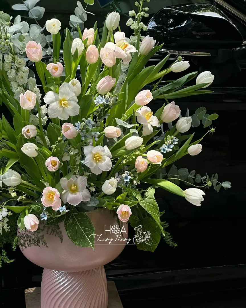 Bình hoa tulip Hà Lan gỗ gardening - Dutch Elegance - Thumbnail 3