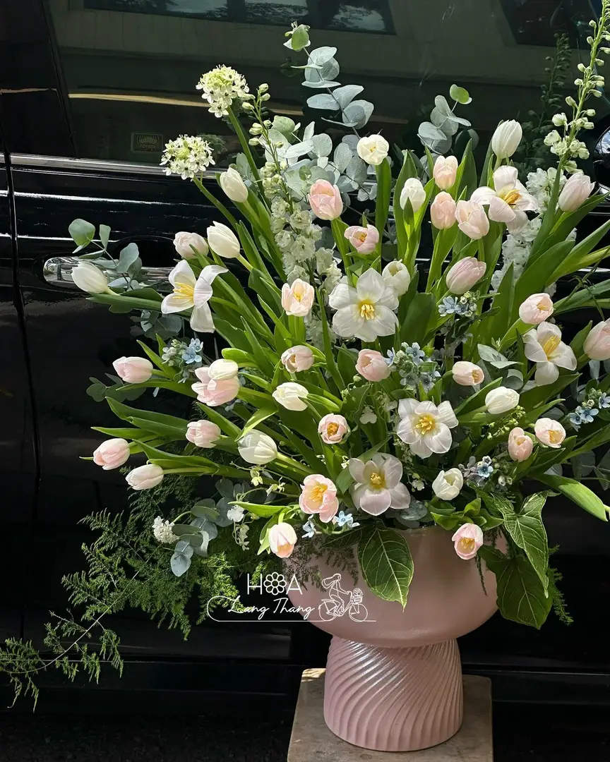 Bình hoa tulip Hà Lan gỗ gardening - Dutch Elegance - Thumbnail 4