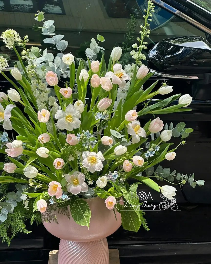 Bình hoa tulip Hà Lan gỗ gardening - Dutch Elegance - Thumbnail 5