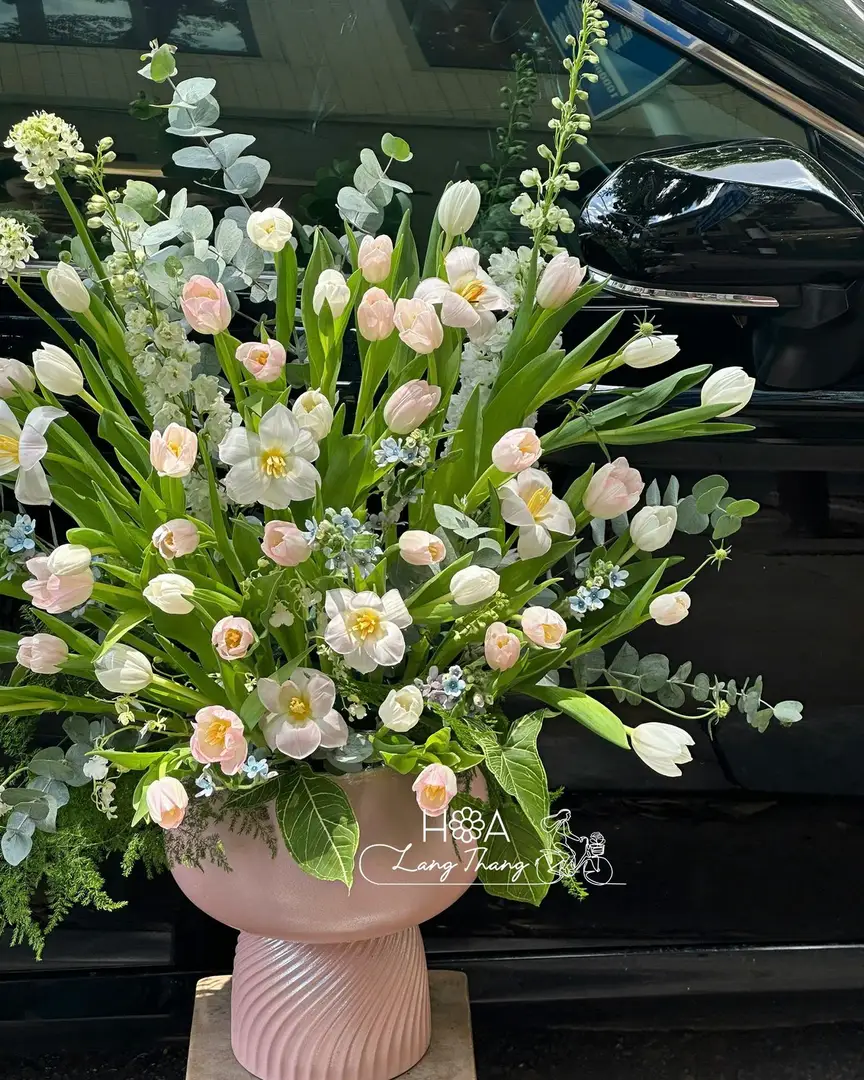 Bình hoa tulip Hà Lan gỗ gardening - Dutch Elegance - Thumbnail 6