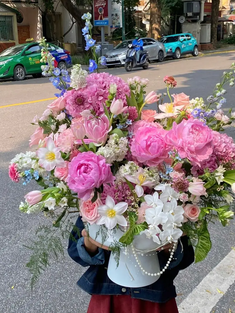 Hoa cảm ơn tặng đồng nghiệp Hà Nội — Giao 2h, chất lượng cao