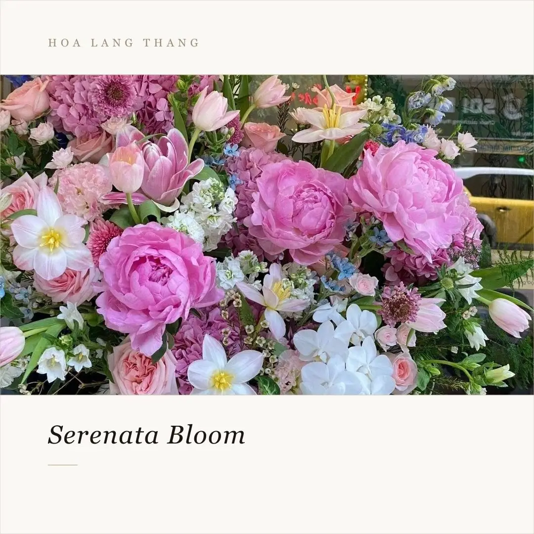 Bình hoa mẫu đơn mix hoa lá phụ - Peony Elegance - Thumbnail 9