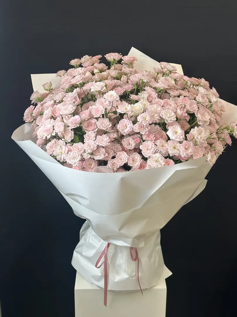Bó cẩm chướng hồng phấn cỡ lớn 2