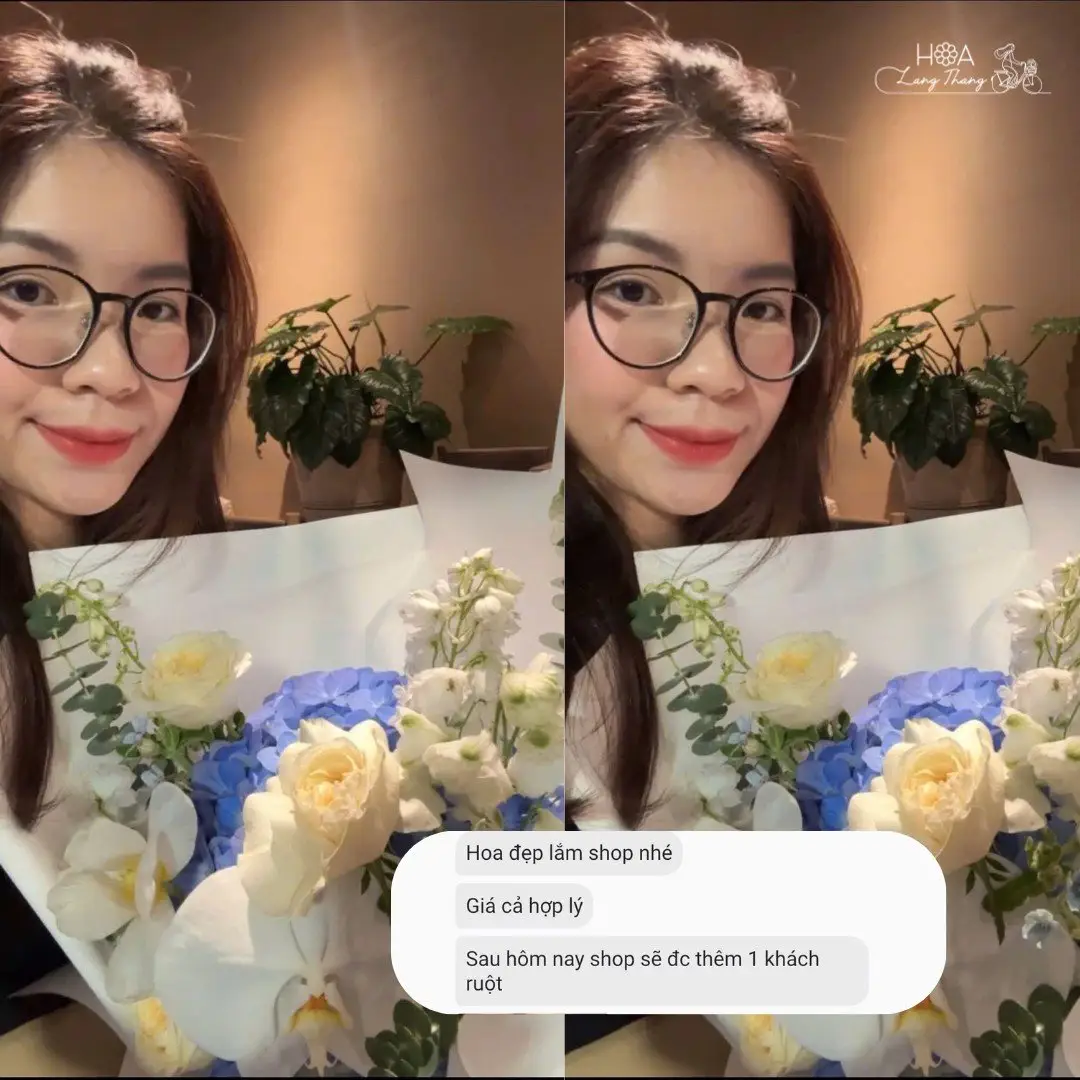 Chào tuần mới với feedback cực xinh từ khách hàng nhà Hoa Lang Thang! 🌸